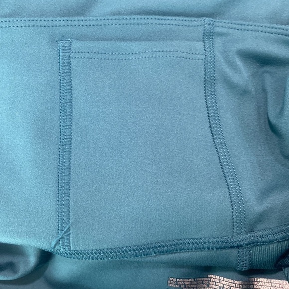 Women's Flex Ribbed Curvy Fit High-Rise Leggings - All in Motion™ Blue Size 1X - Picture 7 of 8